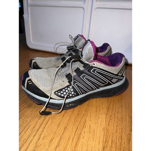 Salomon Womens XR Mission Trail Running Shoes Gray. Bungee‎ Cord Mesh 5 - Picture 1 of 7